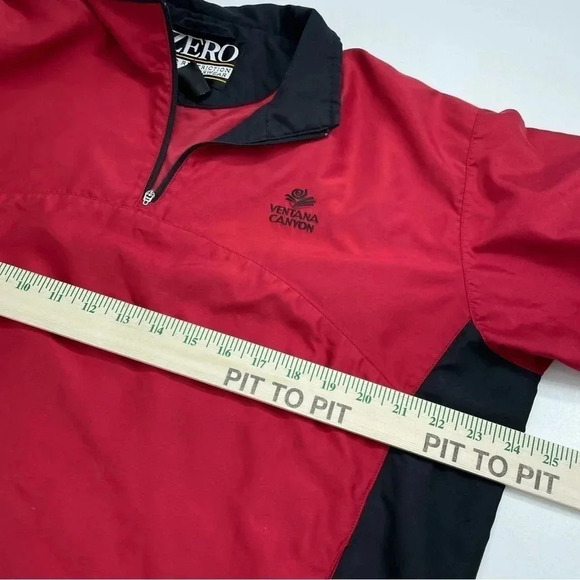 Zero Restriction Mens Size M golf windbreaker *stain 1672 - Picture 7 of 10
